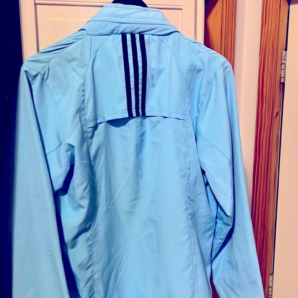 New Adidas jacket MED zipper Cute ladies light $50 zenith sty. 458149 cozy - Picture 2 of 9